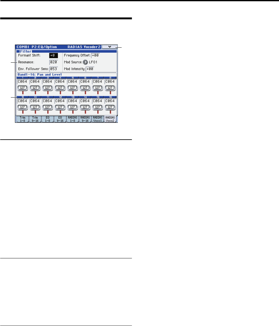 Illustration: Korg EXB-RADIAS for M3 Owner's manual, Page 61