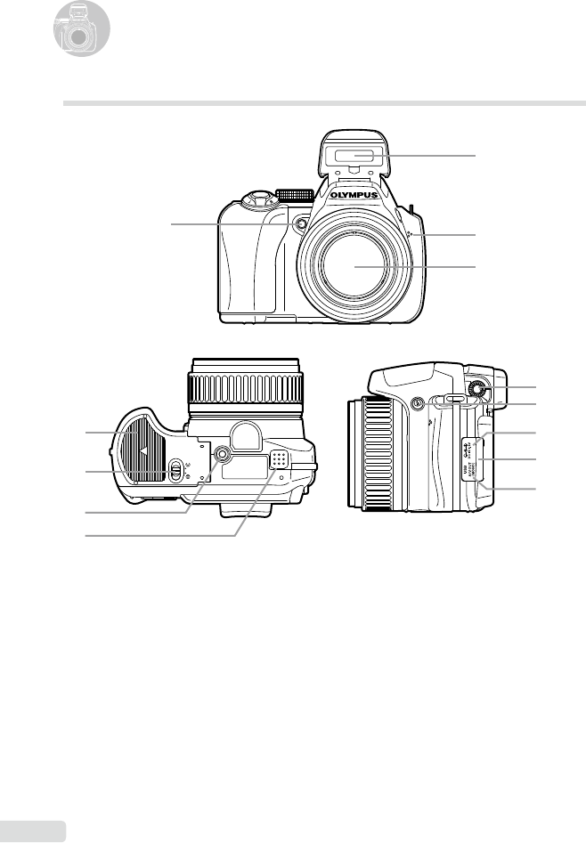 Иллюстрация: Olympus цифровая фотокамера SP-565UZ инструкция по эксплуатации, Страница 6
