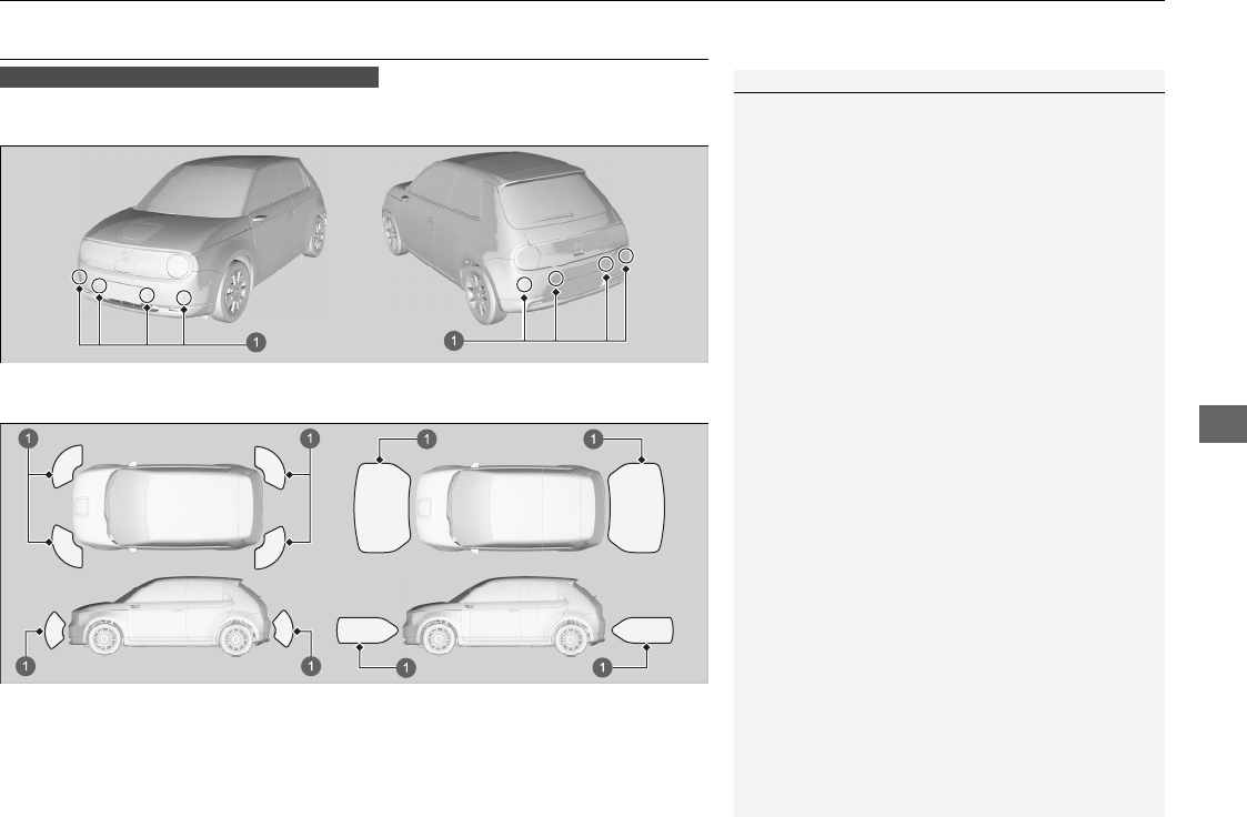 Ilustración: Honda e 2021 Manual Del Usuario, Página 498