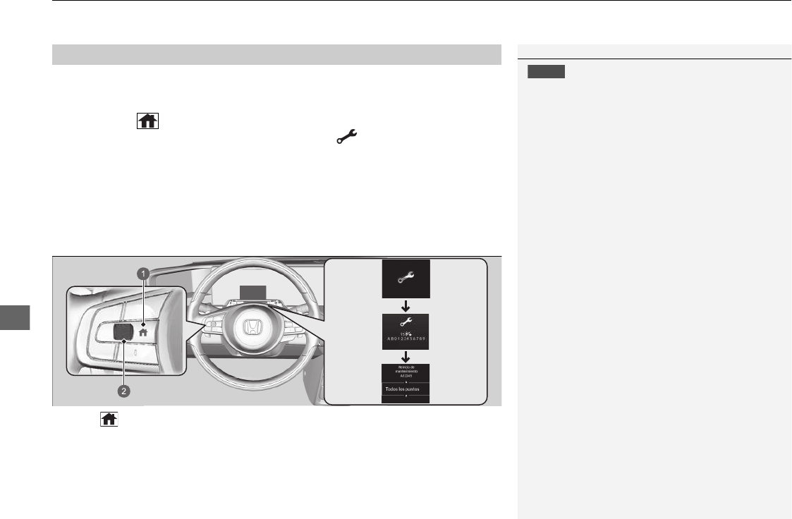 Ilustración: Honda e 2021 Manual Del Usuario, Página 587