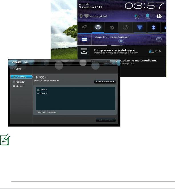 Ilustracja: ASUS transformer Pad TF700/TF70070 podręcznik użytkownika, Strona 74