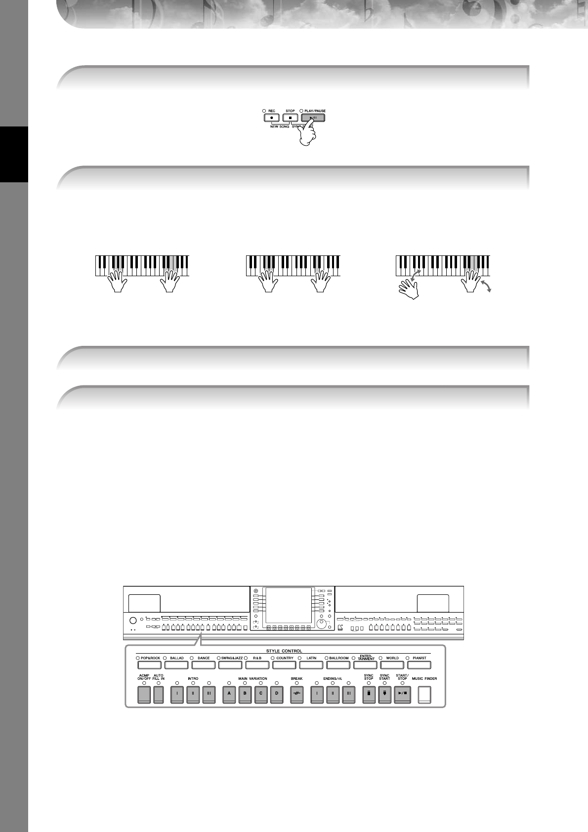Иллюстрация: Yamaha Clavinova CGP 1000 - руководство пользователя, Страница 44