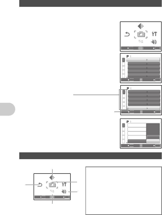 Illustration: Olympus Digital Camera SP-560UZ Instruction Manual and Quick Start Guide, Page 22