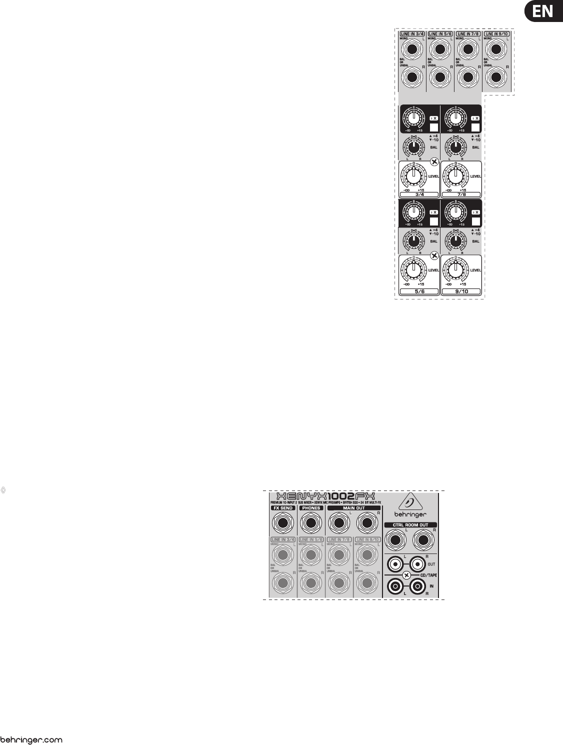 Illustration: XENYX 1202FX/1002FX User Manual, Page 7