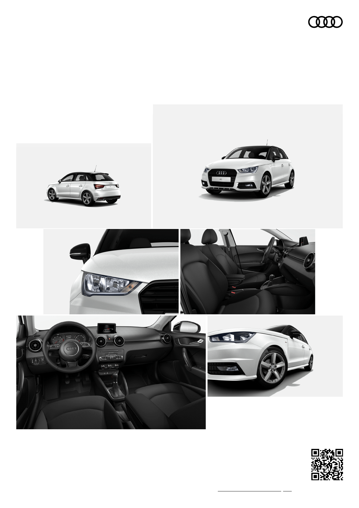 Ilustración: A1 Sportback Adrenalin 1.0 TFSI ultra 95 CV 5 vel. Folleto informativo, Página 1