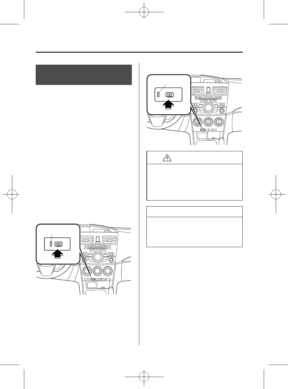 Ilustración: El manual 2014 Mazda 3, Página 280