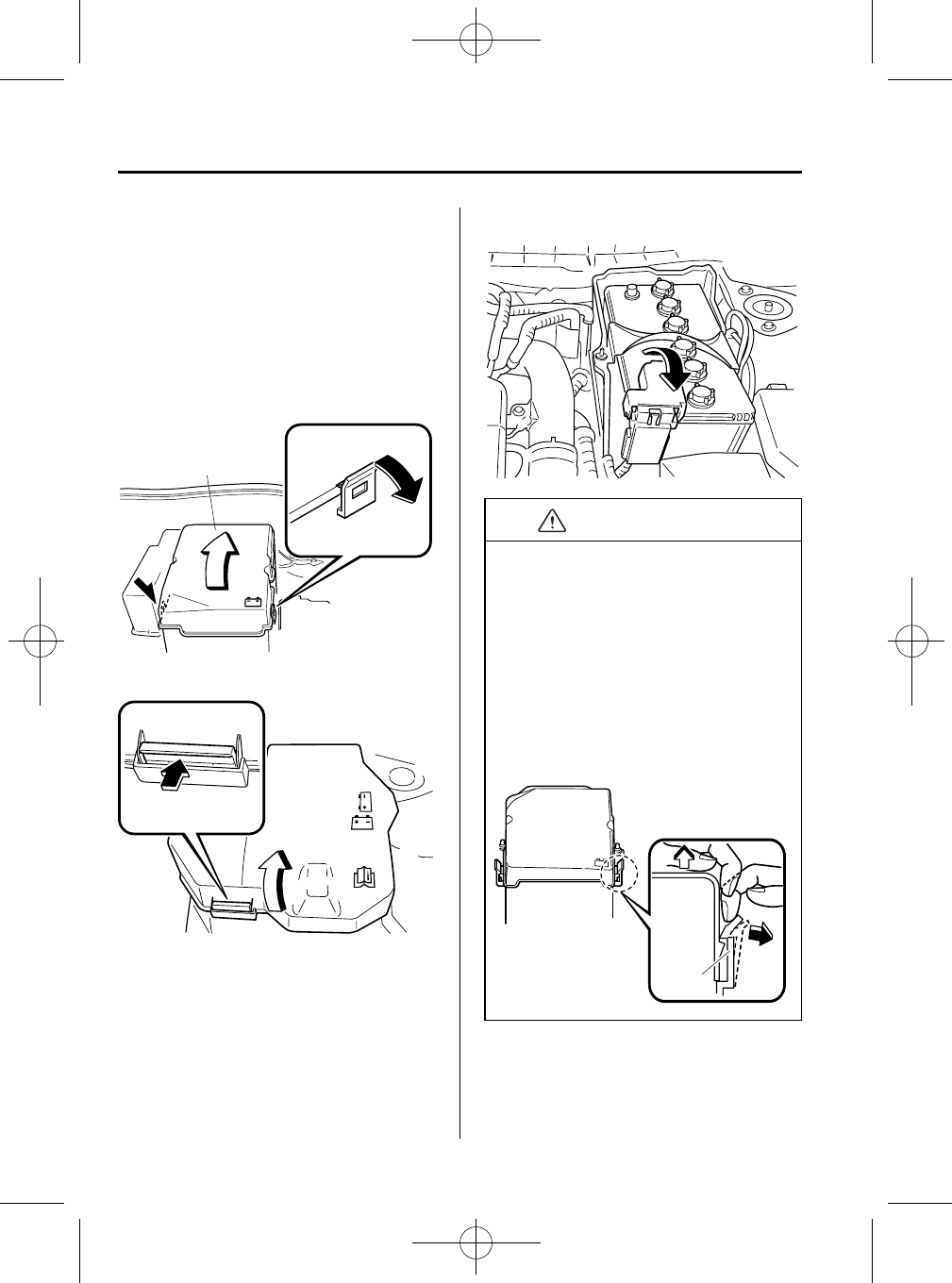 Ilustración: El manual 2014 Mazda 3, Página 446