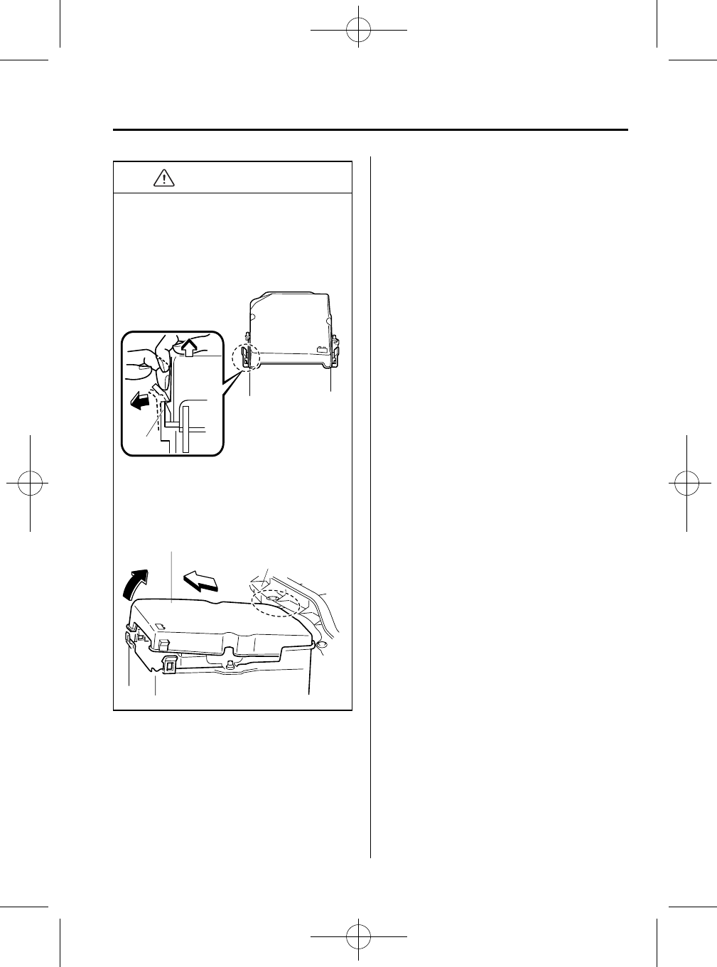 Ilustración: El manual 2014 Mazda 3, Página 447