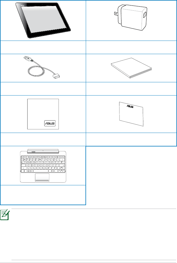 Ilustracja: ASUS transformer Pad TF700/TF70070 podręcznik użytkownika, Strona 5