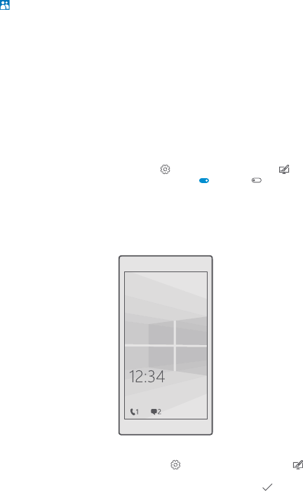 Ilustracja: Podręcznik użytkownika Lumia z systemem Windows 10 Mobile, Strona 39