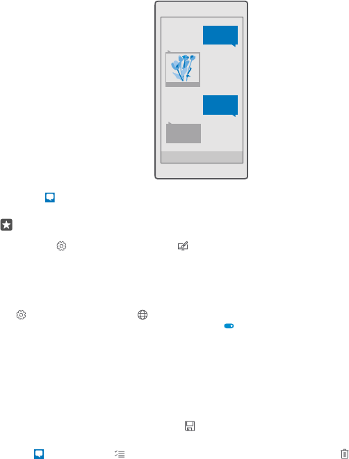 Ilustracja: Podręcznik użytkownika Lumia z systemem Windows 10 Mobile, Strona 74