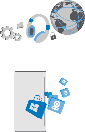 Ilustracja: Podręcznik użytkownika Lumia z systemem Windows 10 Mobile, Strona 115